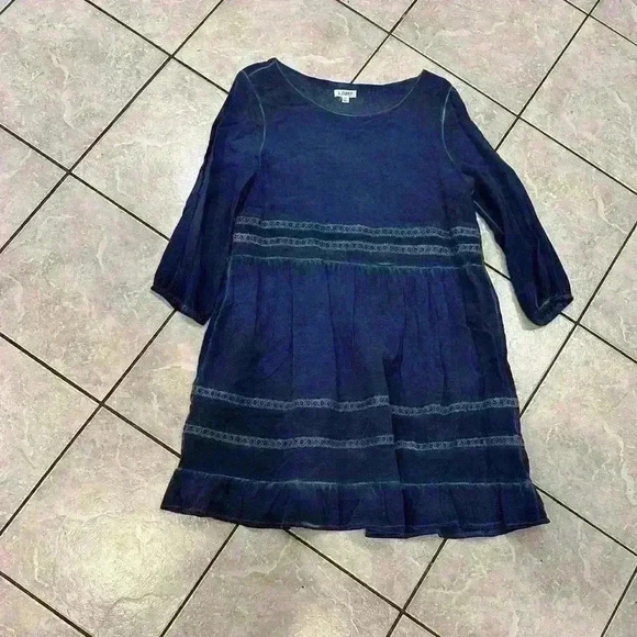 b-SHARP Dresses & Skirts - b-SHARP Chambray Blur Dress Size Medium